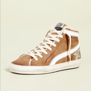 Golden Goose Deluxe - Shearling Lined Slide Sneakers